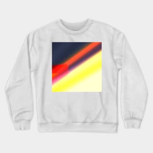 YELLOW WHITE ABSTRACT TEXTURE Crewneck Sweatshirt